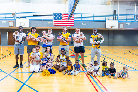 SAU Pep Rally at Wee Care_35
