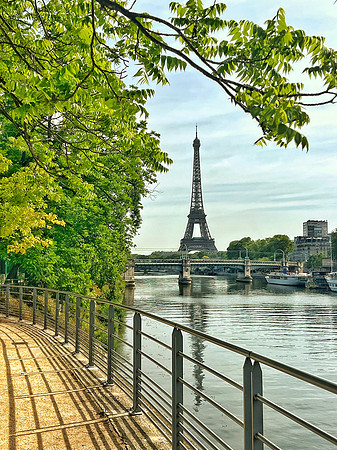 Eiffel Tower Morning Walk