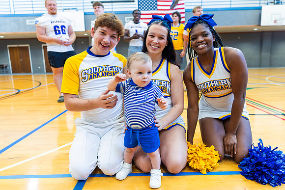 SAU Pep Rally at Wee Care_36
