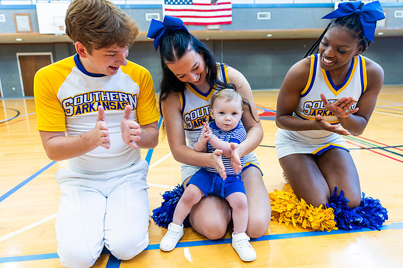 SAU Pep Rally at Wee Care_37